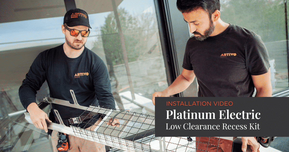Platinum Electric Low Clearance Recess Kit Installation
